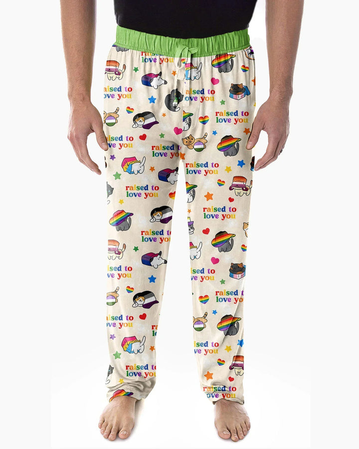 Rainbow Paws Family Matching Bamboo Men's Pajama Set