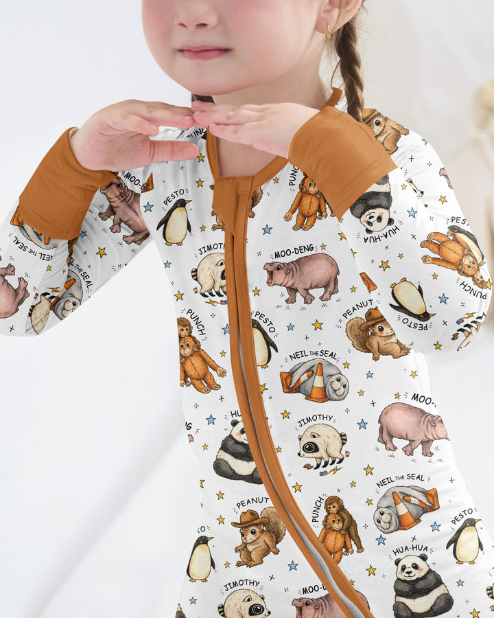 Cute Viral Animals Bamboo Convertible Zippy