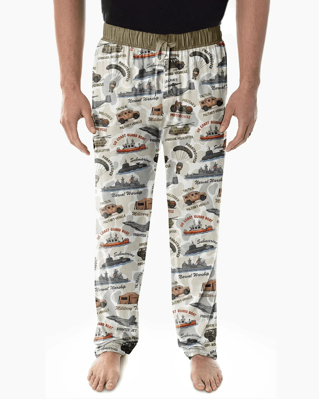 Little Hero Military Family Matching Bamboo Men's Pajama Set