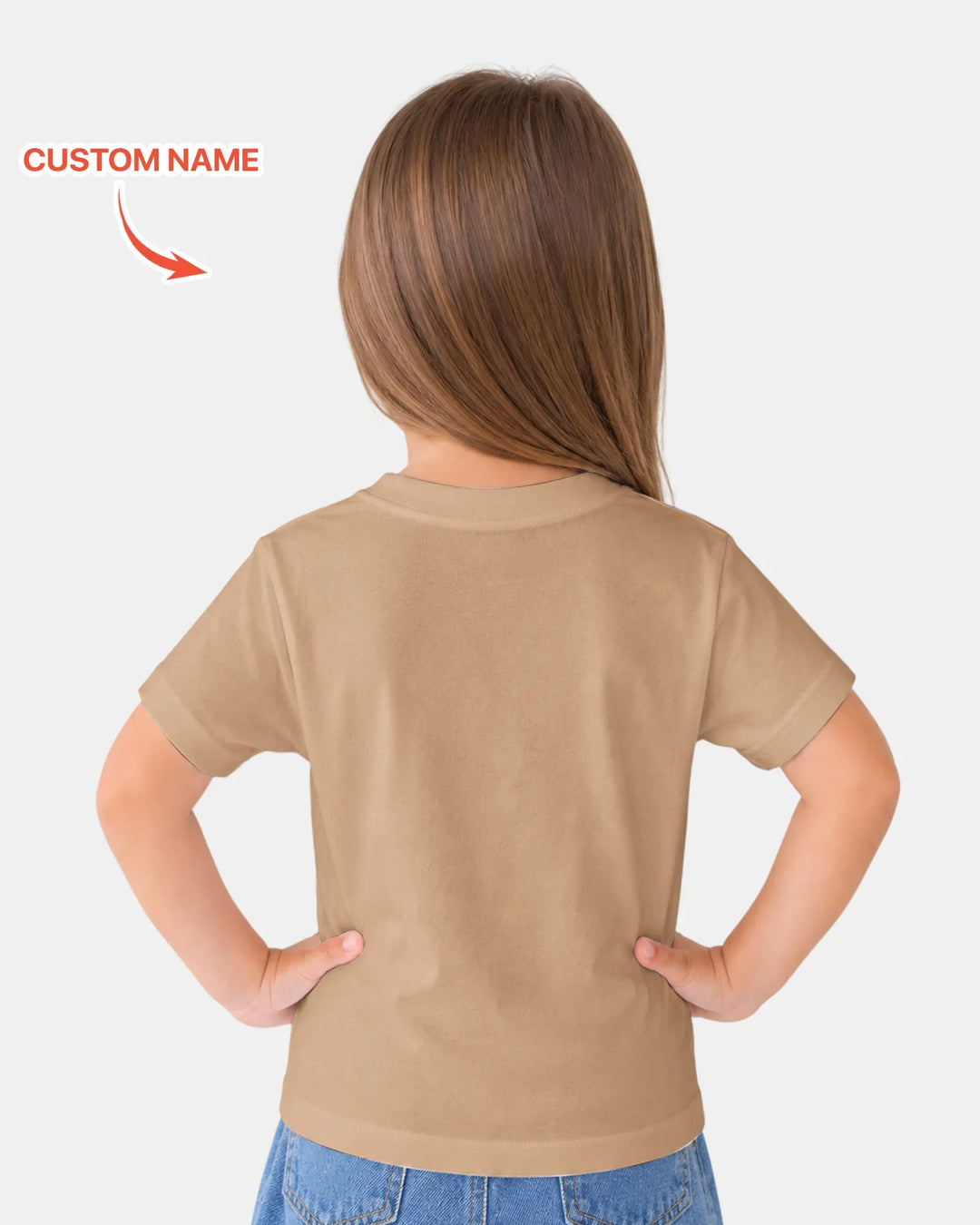 Custom Name School Sweetheart Leopard Bamboo Crewneck T-Shirt