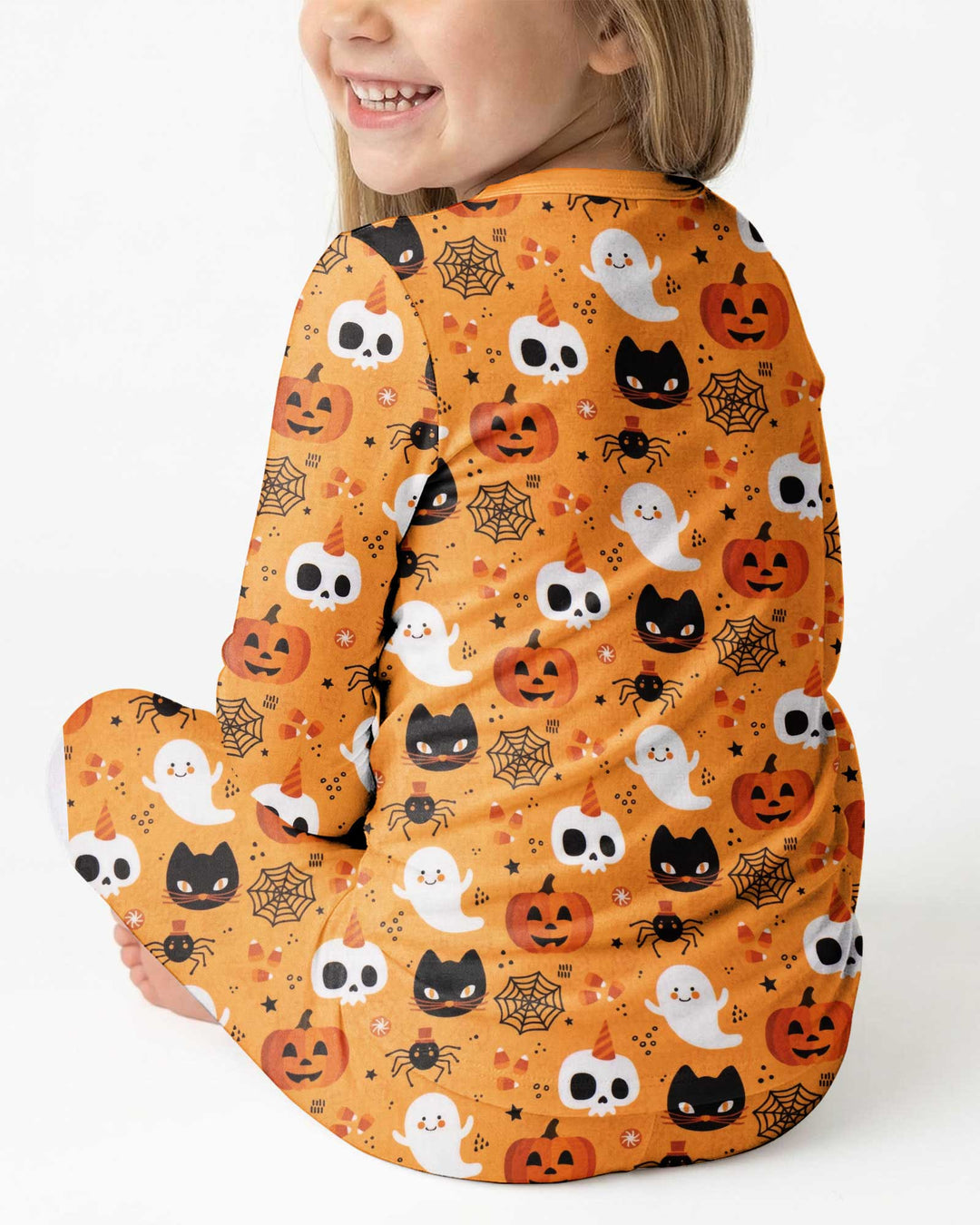 Halloween Party Bamboo Two Piece Long Sleeve Pajama Set
