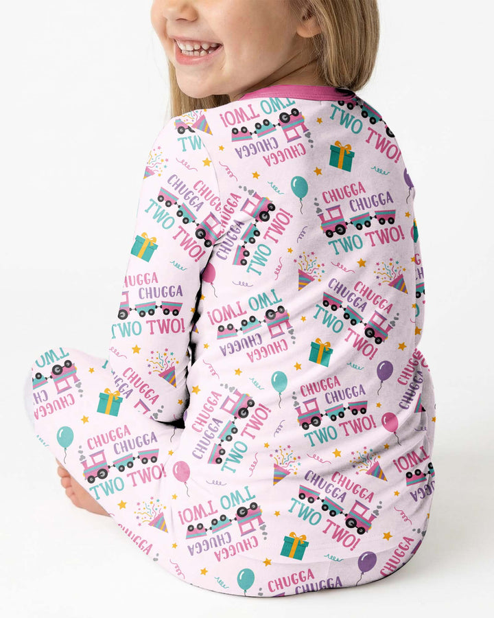 Chugga Chugga Two Bamboo Two Piece Long Sleeve Pajama Set