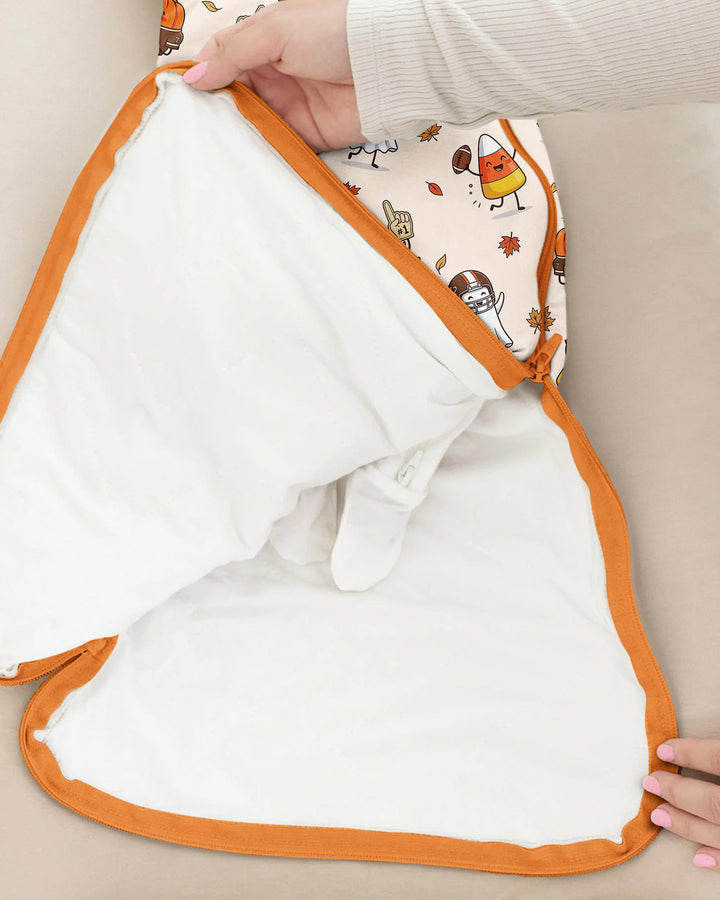 Fall Day Football Bamboo Sleep Bag