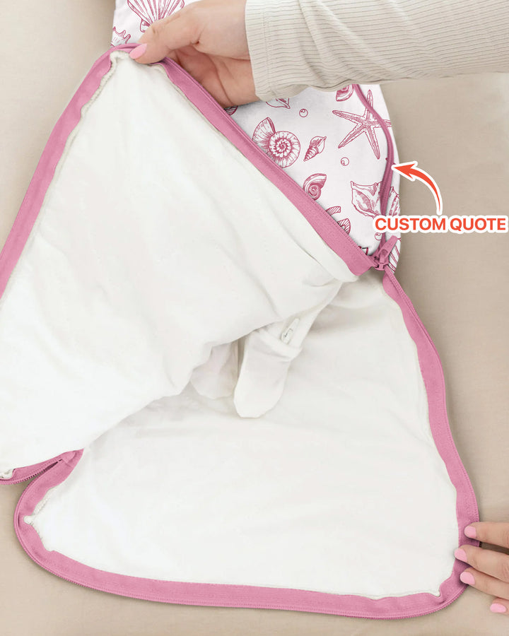 Coquette Seashell Matching Sibling Bamboo Sleep Bag