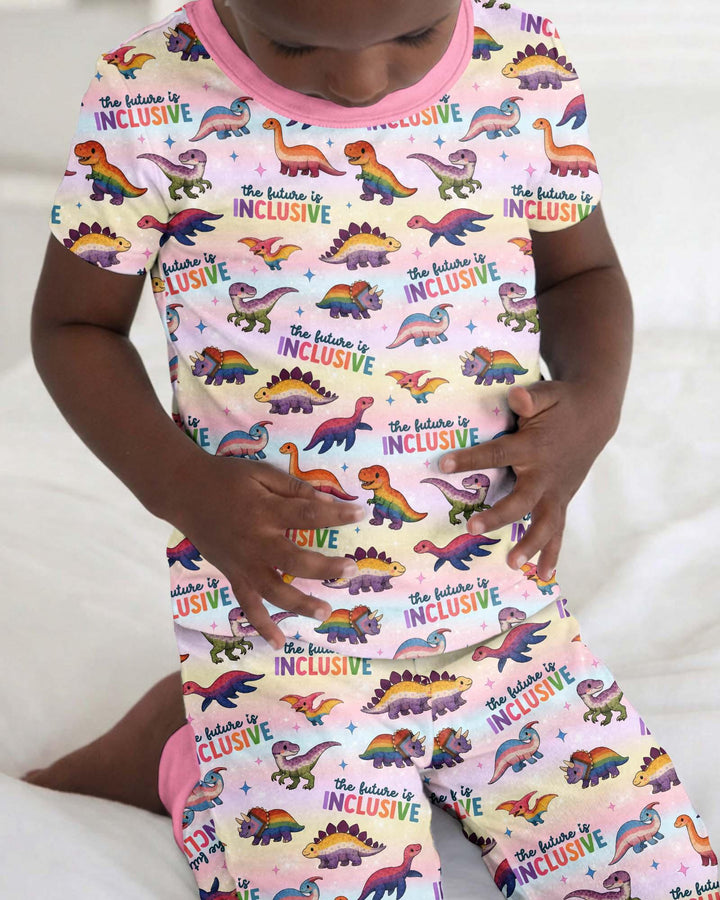 The Future is Inclusive Bamboo Two Piece Short Sleeve Pajama Set