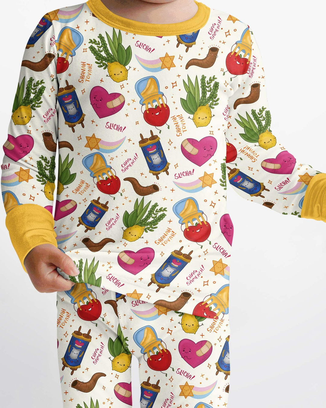 Jewish High Holidays Bamboo Two Piece Long Sleeve Pajama Set