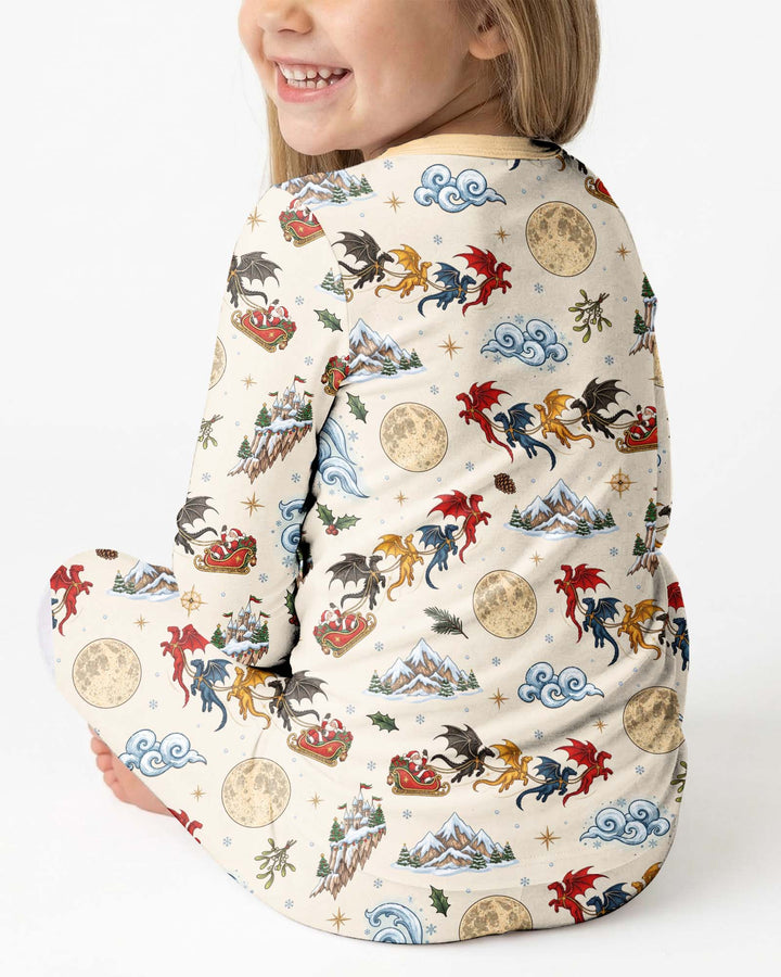 Fourth Wing Christmas Bamboo Two Piece Long Sleeve Pajama Set