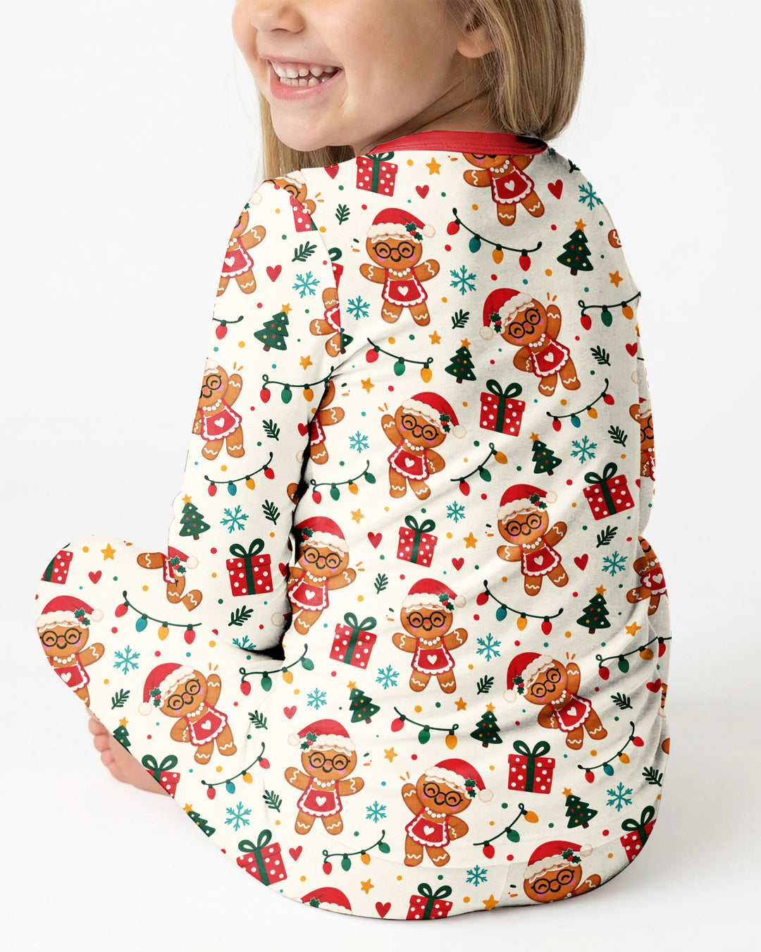 Who Needs Santa When I've Got Grandma Bamboo Two Piece Long Sleeve Pajama Set