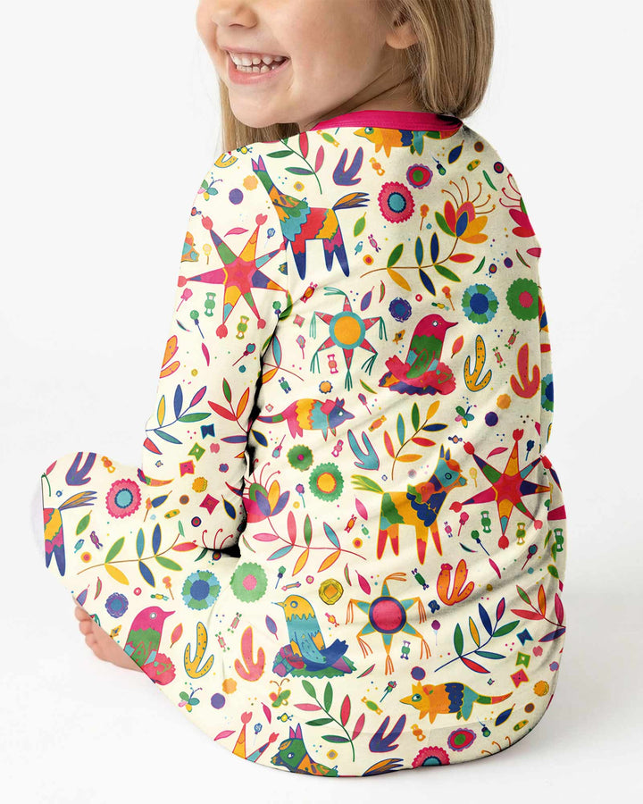 Template Bamboo Two Piece Long Sleeve Pyjamas Set