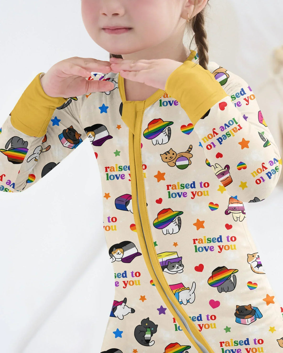 Rainbow Paws Family Matching Bamboo Convertible Zippy