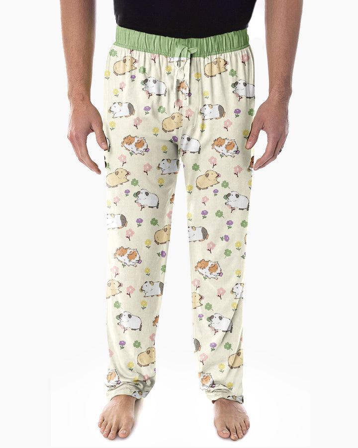 Guinea Pig Garden Bamboo Men's Pajama Set