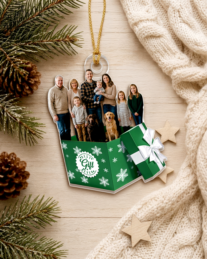 Best Gift Ever- Photo Upload Acrylic Ornament