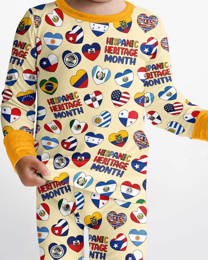 Template Bamboo Two Piece Long Sleeve Pyjamas Set