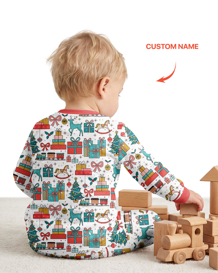 Santa’s Special Delivery Bamboo Two Piece Long Sleeve Pajama Set