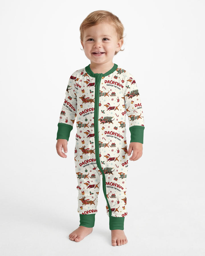 Dachshund Through The Snow Bamboo Convertible Zippy