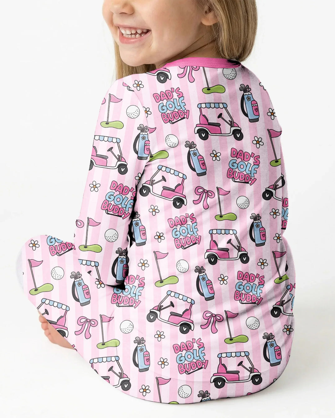 Dad's Golf Buddy Bamboo Two Piece Long Sleeve Pajama Set