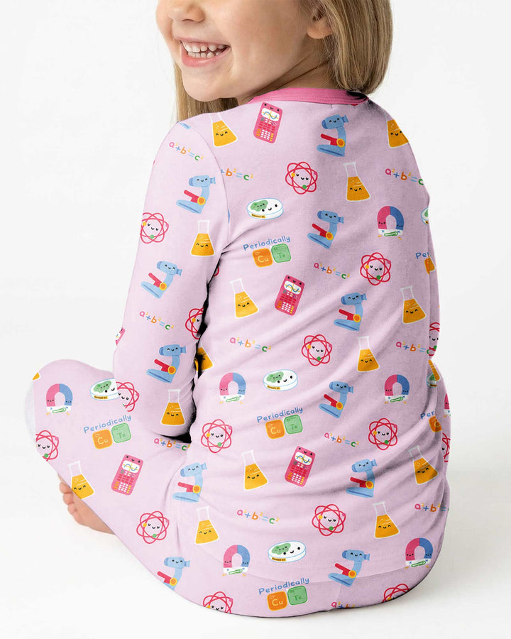 Scientist Lover Family Matching Bamboo Two Piece Long Sleeve Pajama Set