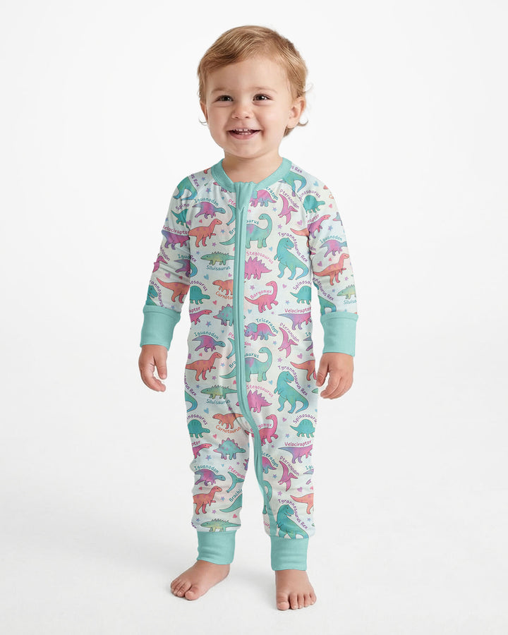 Pastel Dino Bamboo Convertible Zippy