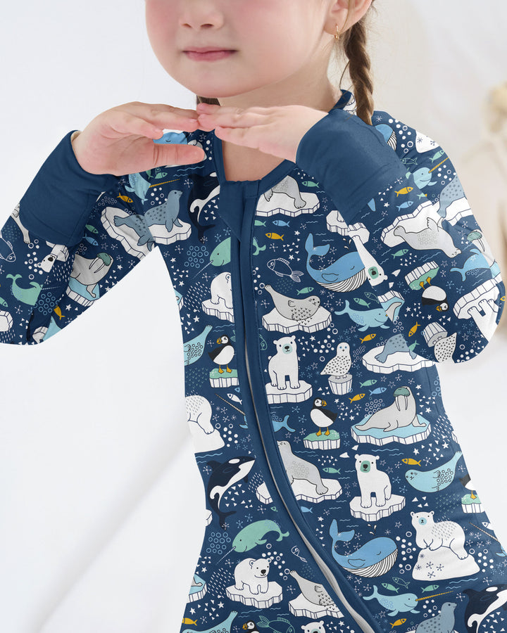 Animal Icebergs Bamboo Convertible Zippy
