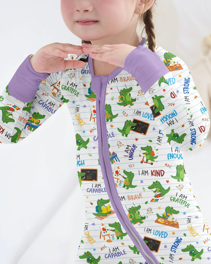 Brave Gator Days Bamboo Convertible Zippy