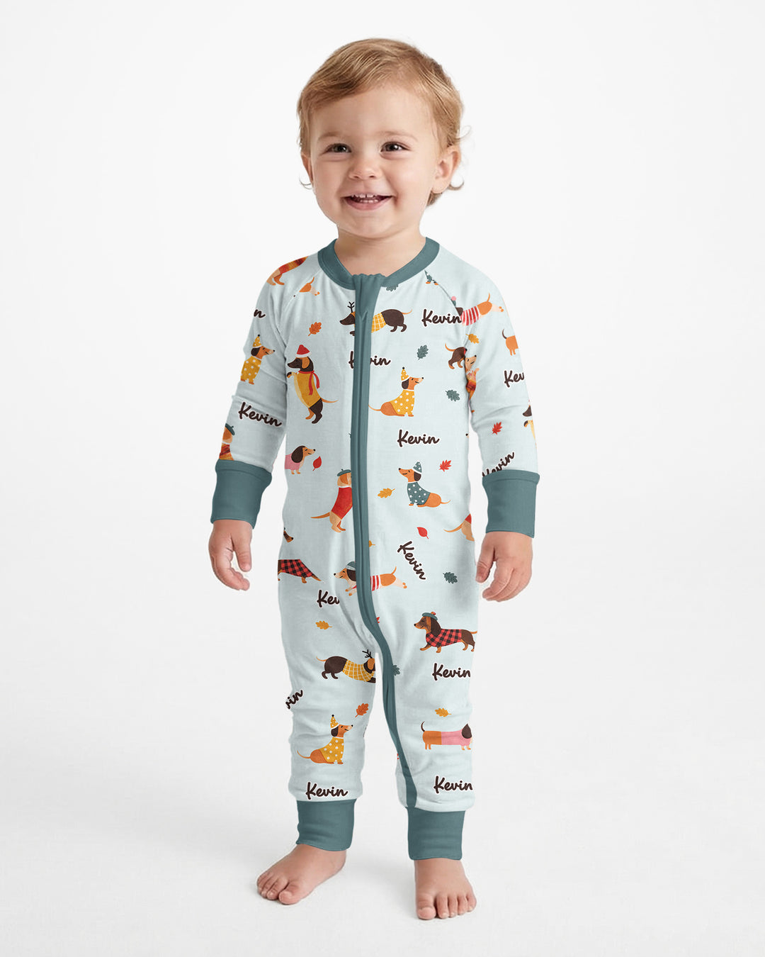 Autumn Dachshund Kids Bamboo Convertible Zippy