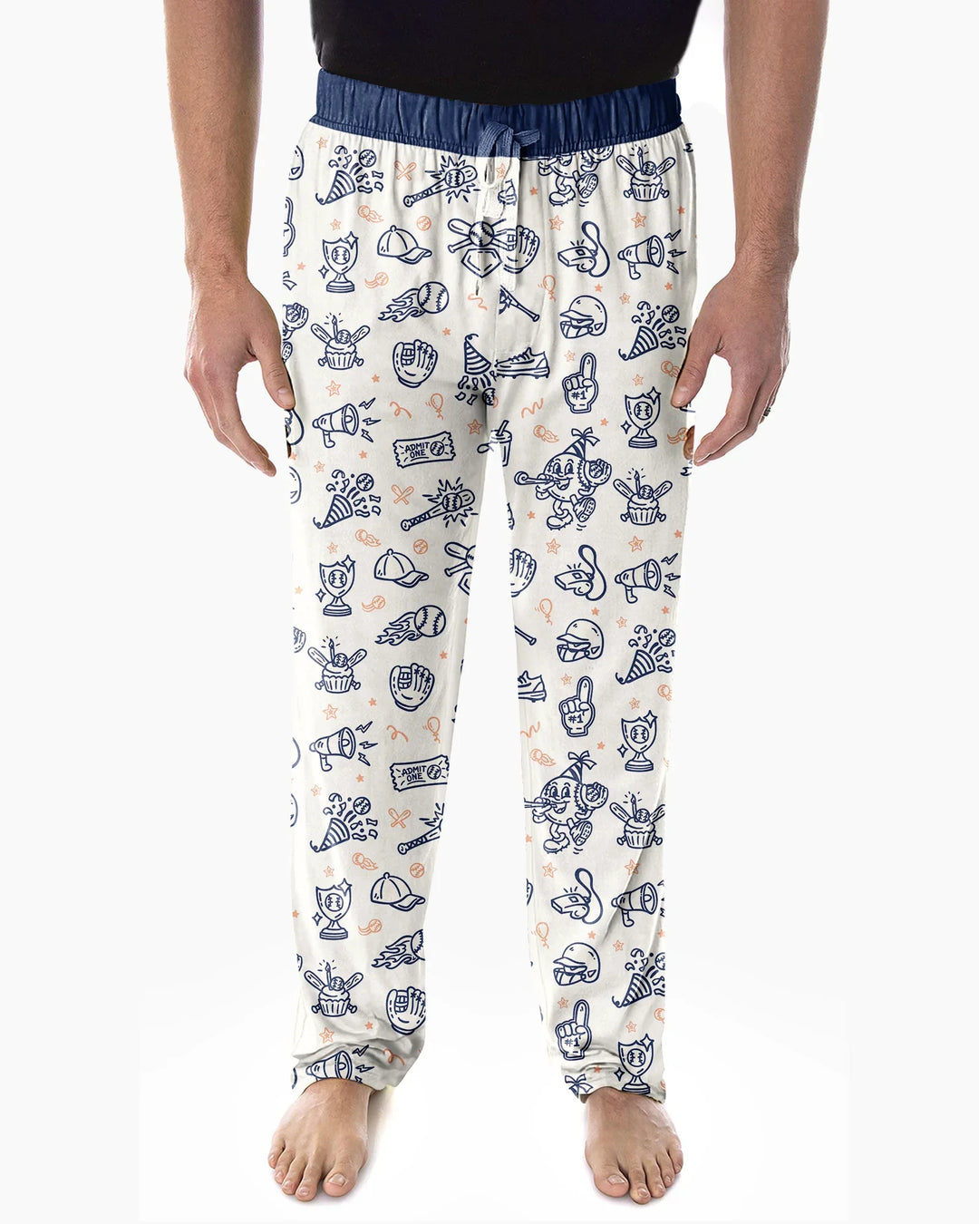 Ballpark Bash Bamboo Men's Pajama Set