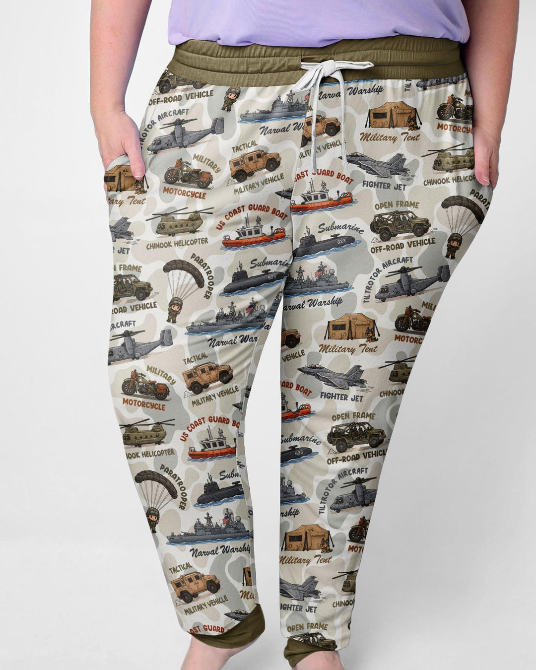 Little Hero Military Family Matching Bamboo Women Pajama Set
