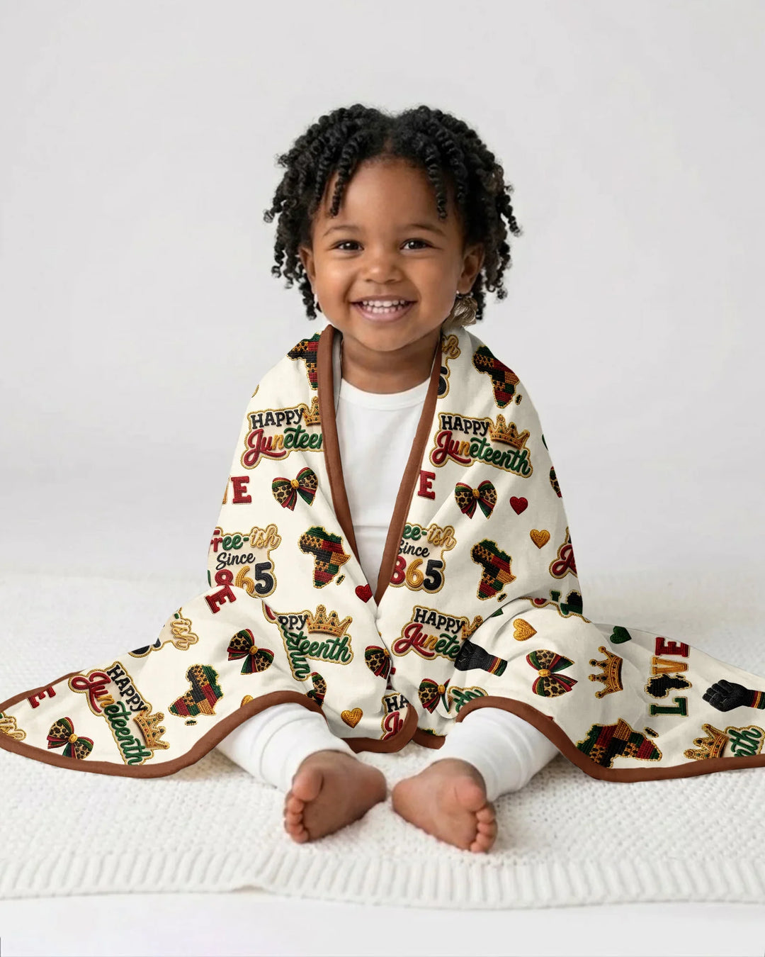 Juneteenth Free-ish Since 1865 Bamboo Blanket