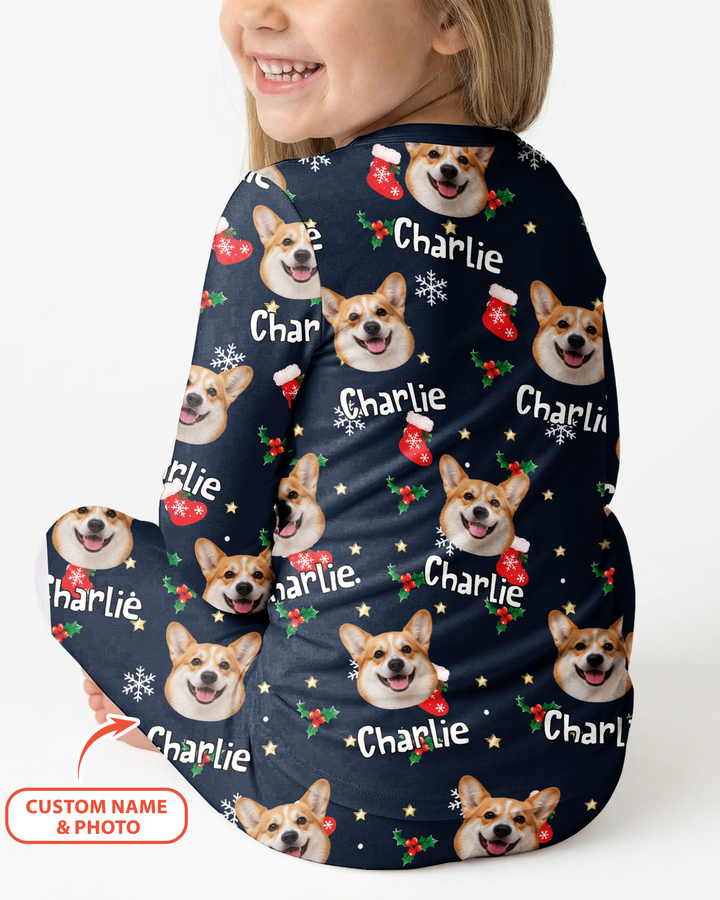 My Furry Christmas Bamboo Two Piece Long Sleeve Pajama Set