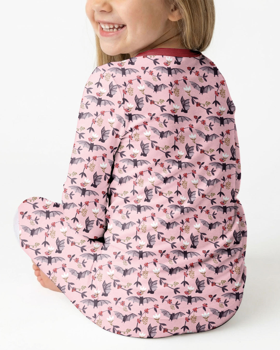 Fruit Bats Bamboo Two Piece Long Sleeve Pajama Set