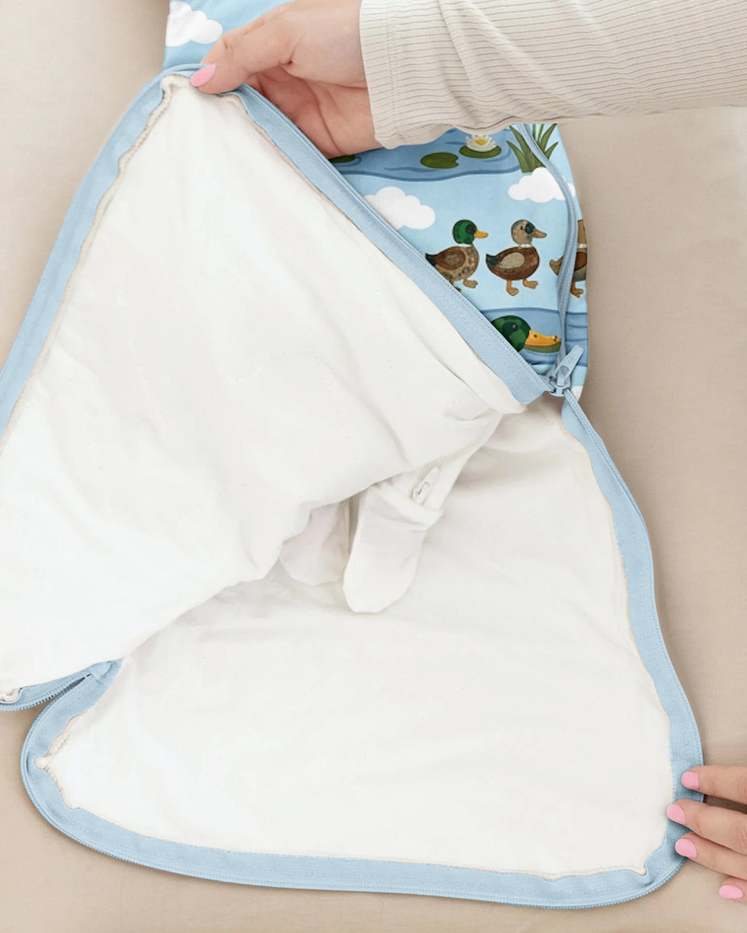 Happy Duckling Swim Bamboo Sleep Bag