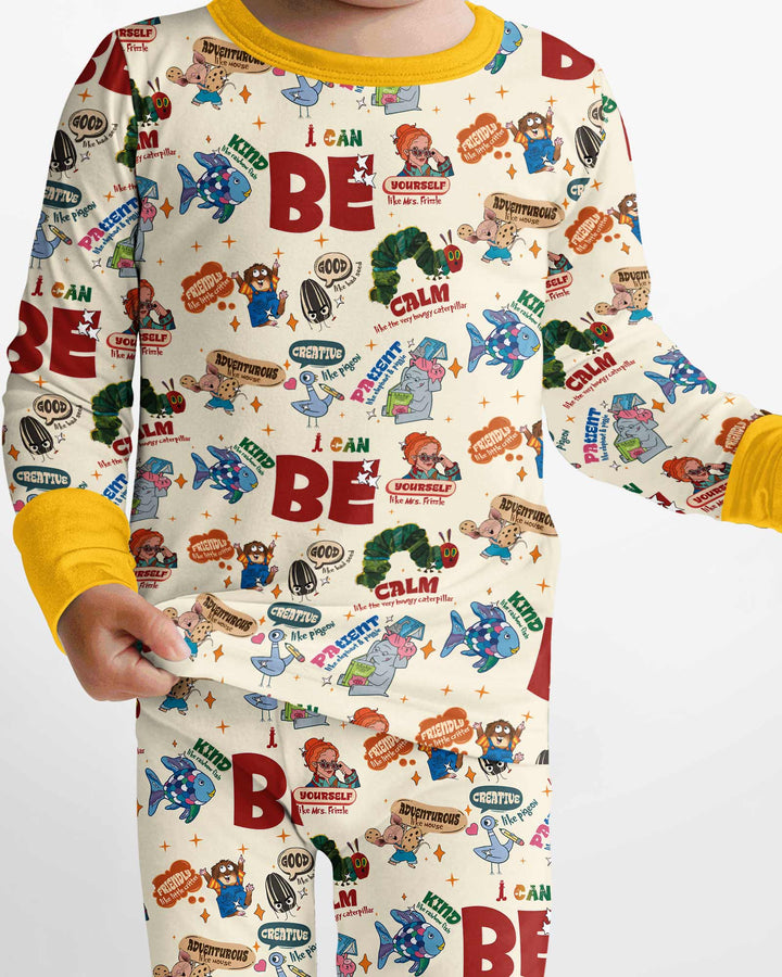 I Can Be Bamboo Two Piece Long Sleeve Pajama Set