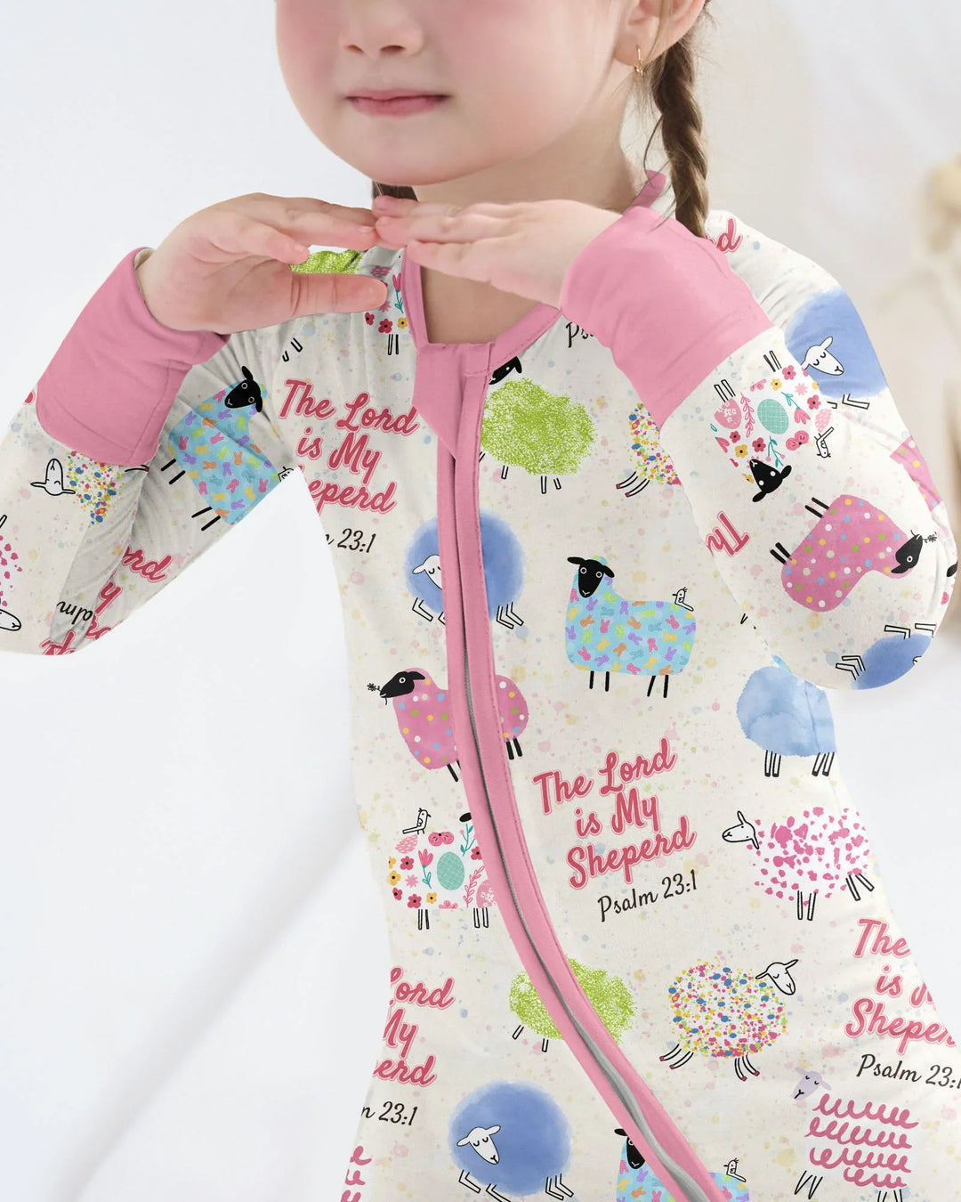 The Lord Is My Shepherd Psalm 23 Bamboo Convertible Zippy