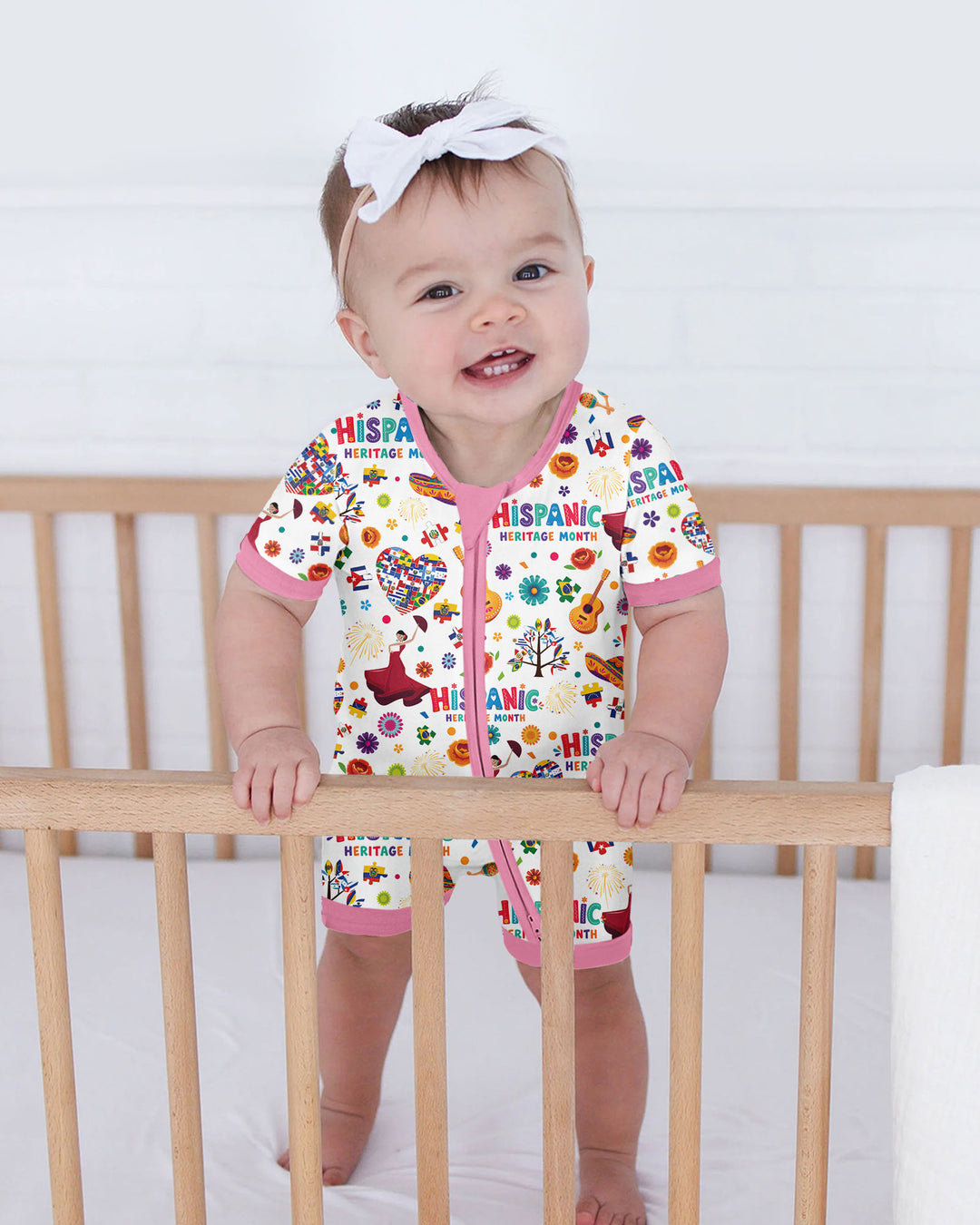 Fiesta Hispanic Heritage Month Bamboo Shorty Zippy
