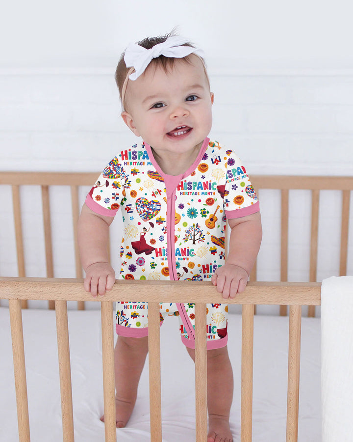Fiesta Hispanic Heritage Month Bamboo Shorty Zippy