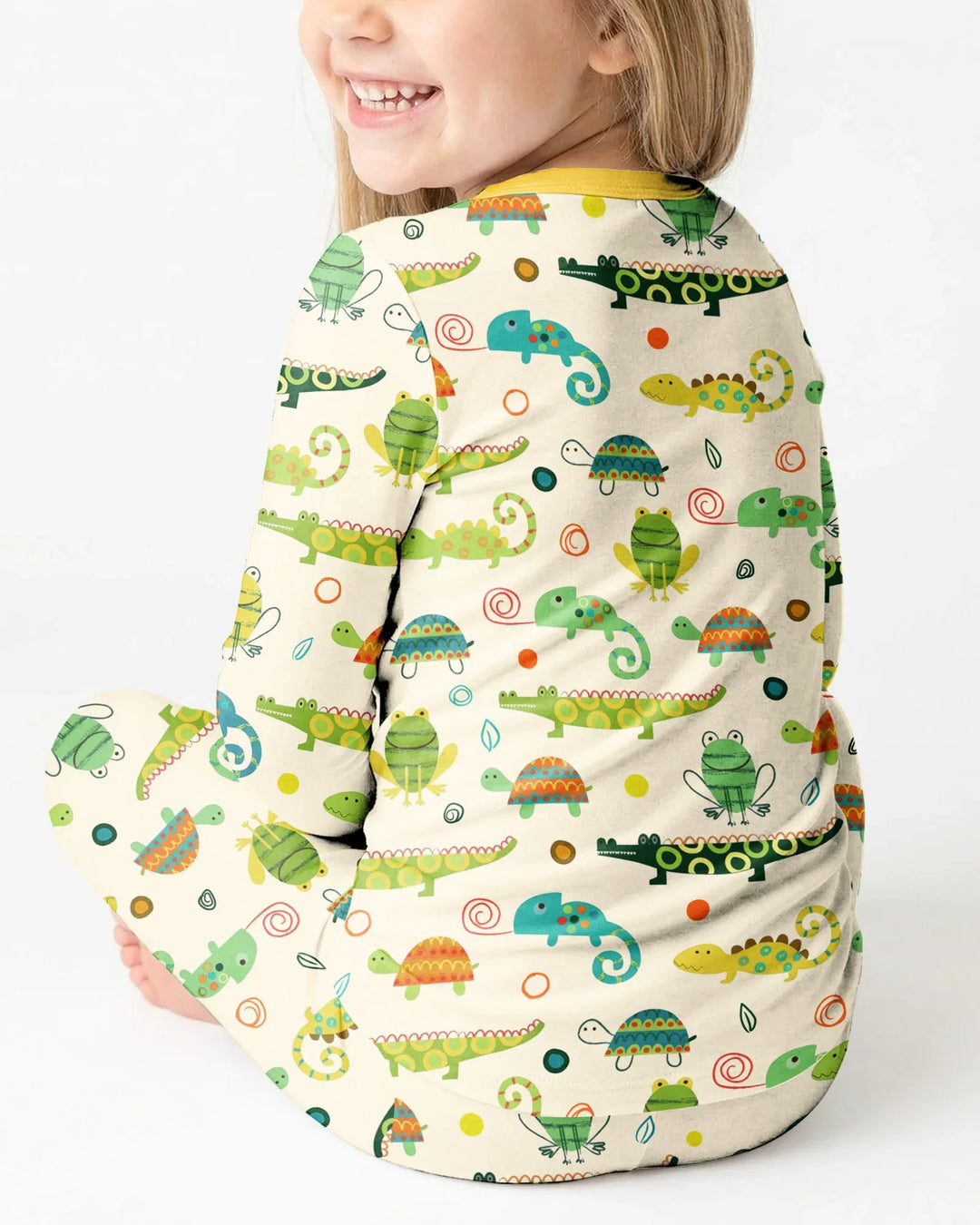 Swamp Buddies Bamboo Two Piece Long Sleeve Pajama Set
