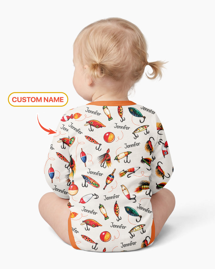 Custom Name Is It Too Soon to Ask for a Fishing Pole Bamboo Bodysuit