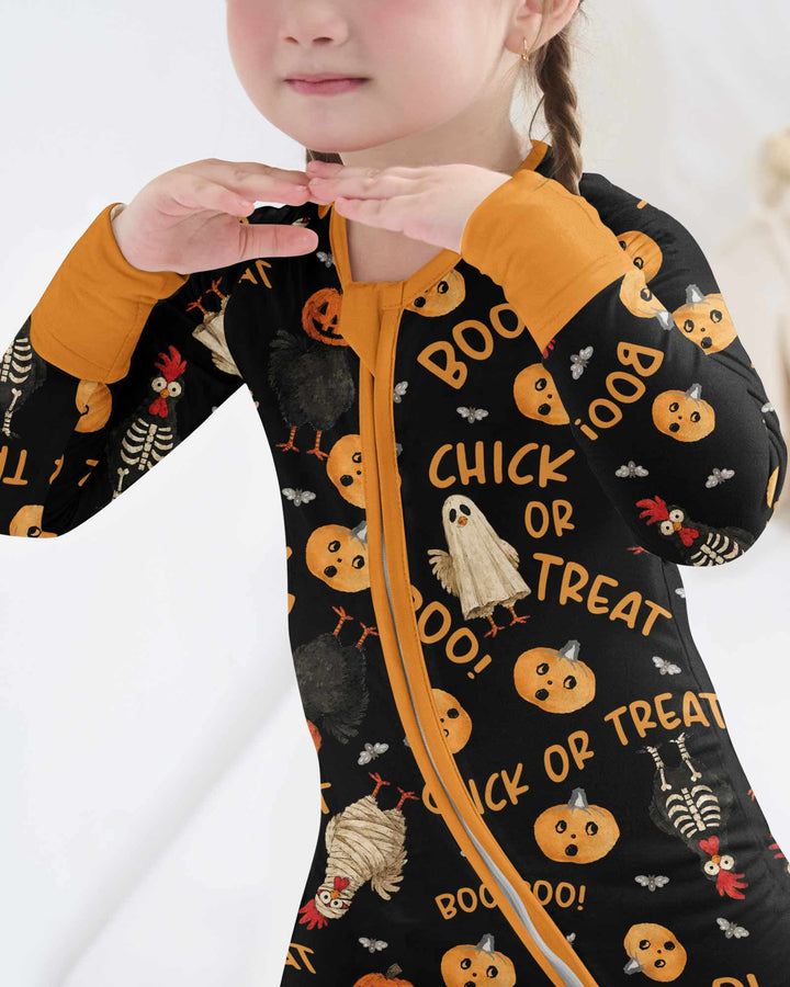 Halloween Chick or Treat Bamboo Convertible Zippy