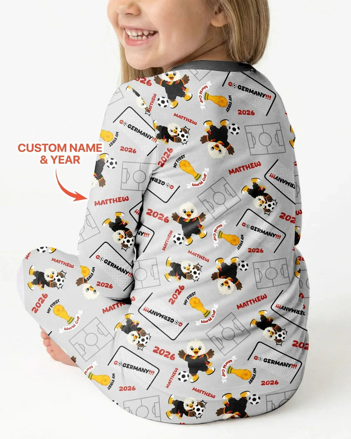 My First World Cup Bamboo Two Piece Long Sleeve Pajama Set
