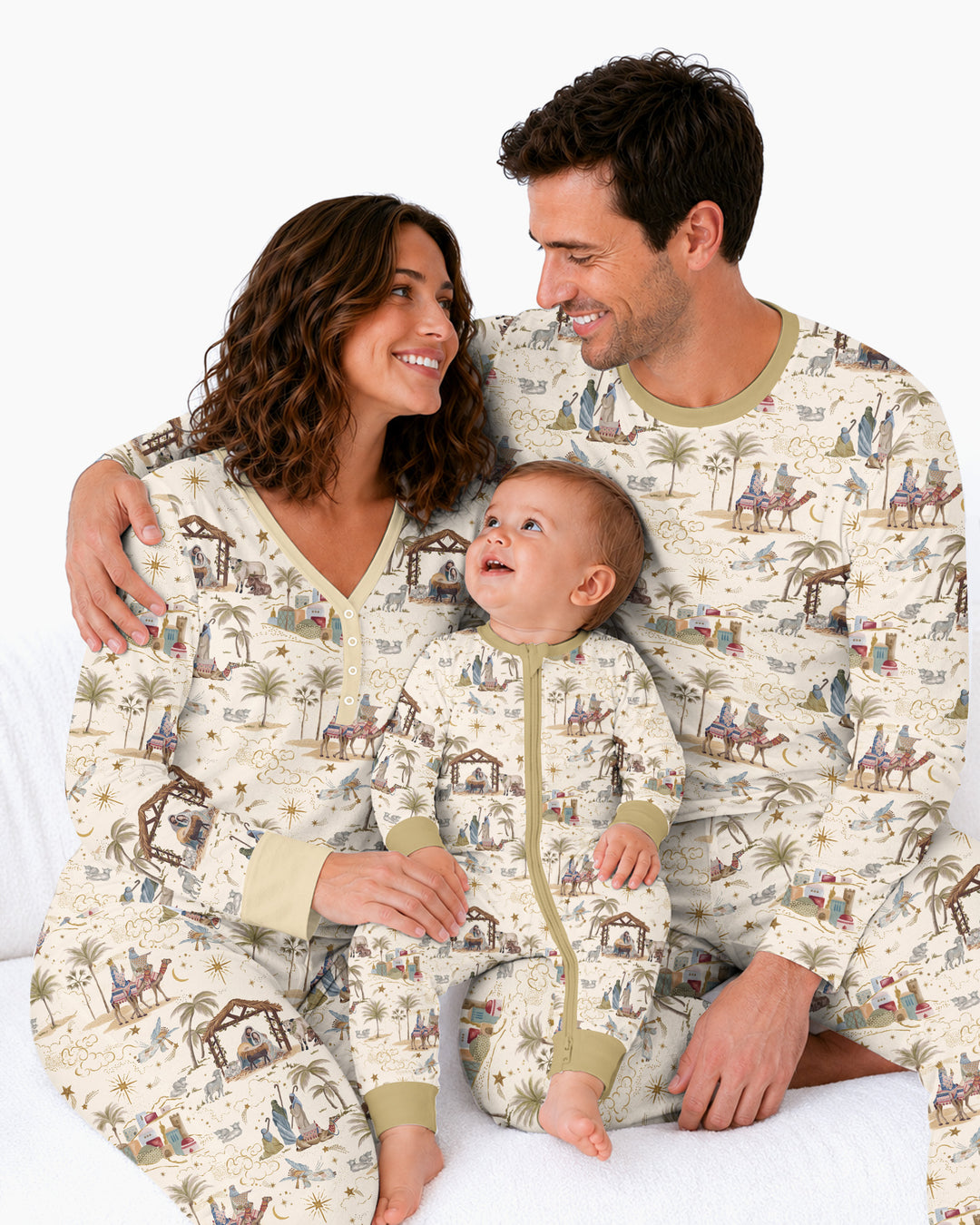 Silent Night Nativity Bamboo Women Pajama Set
