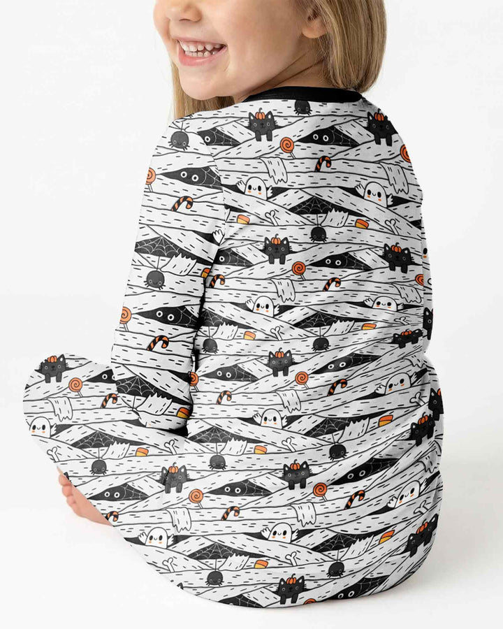 Template Bamboo Two Piece Long Sleeve Pyjamas Set