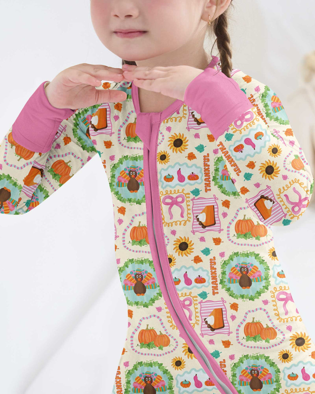 Sweet Thanksgiving Harvest Bamboo Convertible Zippy