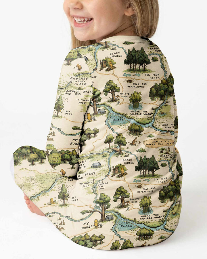 Template Bamboo Two Piece Long Sleeve Pyjamas Set