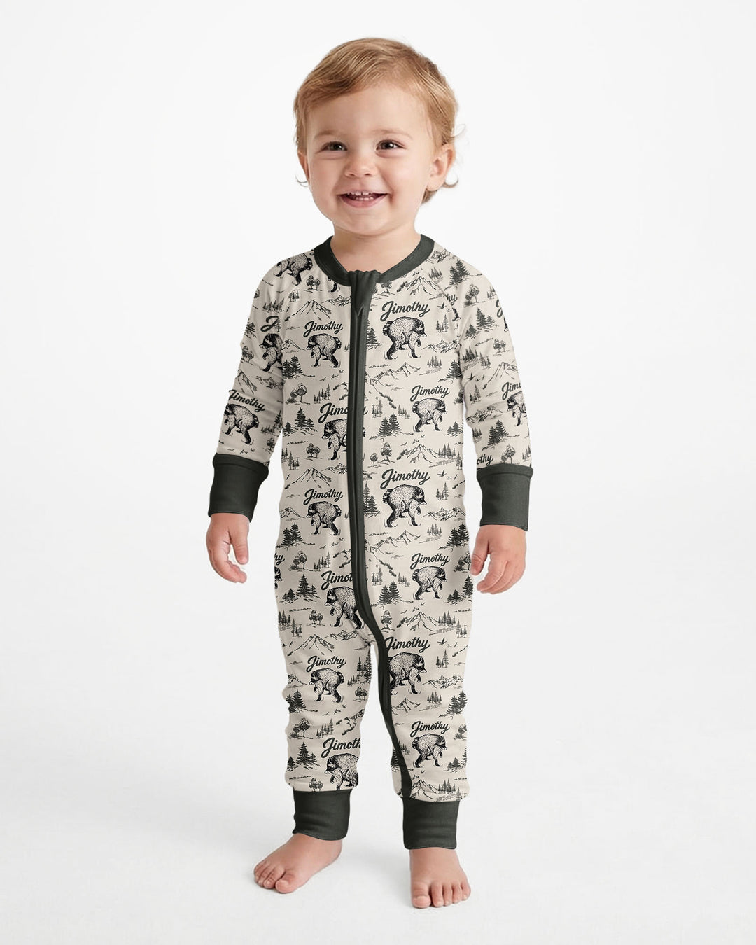 Vintage Jimothy Racoon Family Matching Bamboo Convertible Zippy