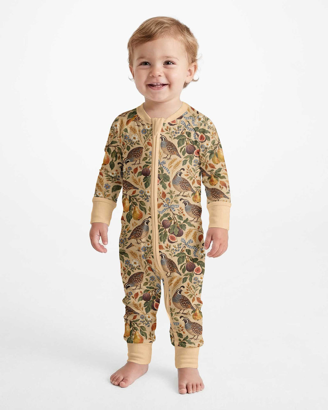 Quail & Pears Bamboo Convertible Zippy