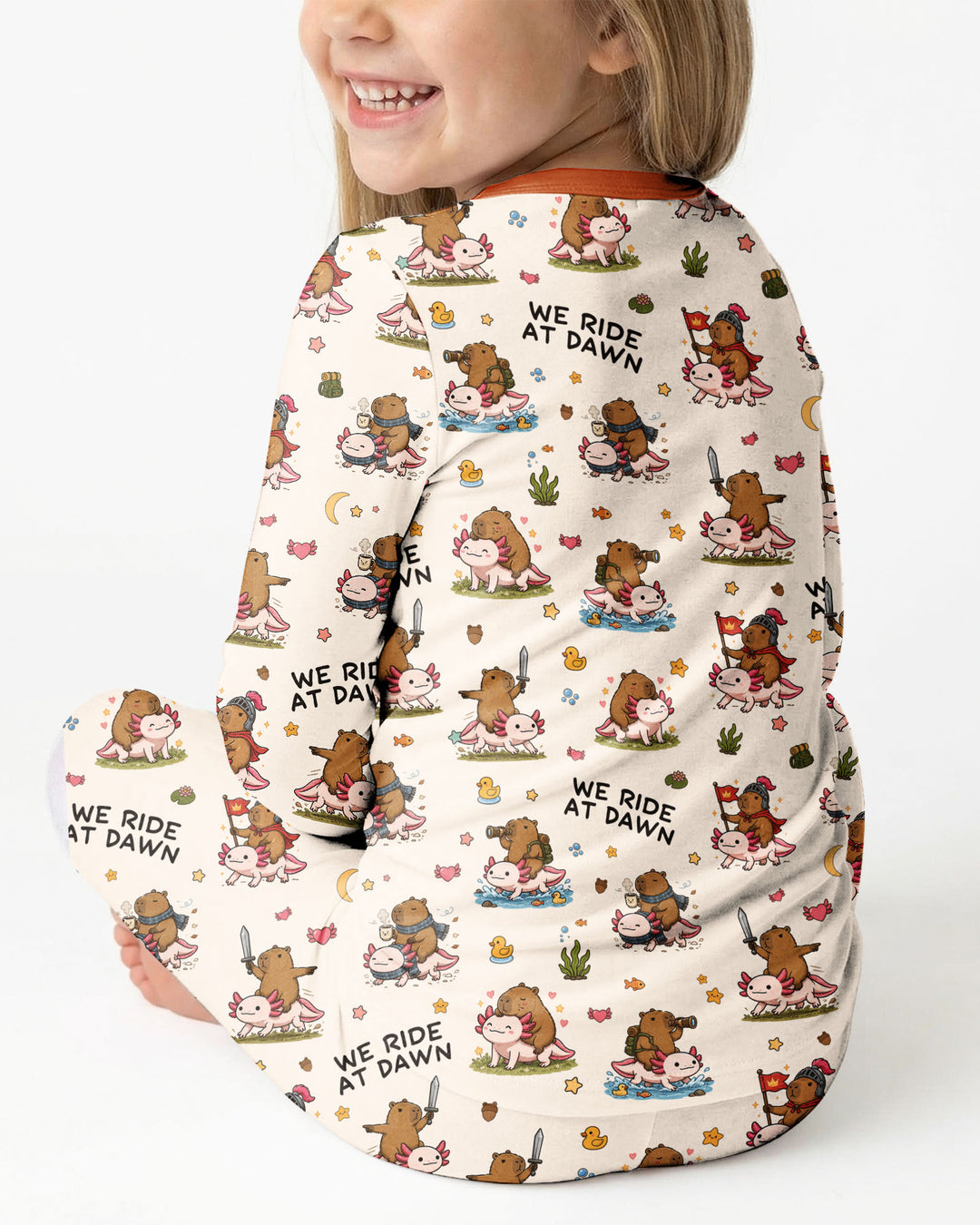 We Ride At Dawn Bamboo Two Piece Long Sleeve Pajama Set
