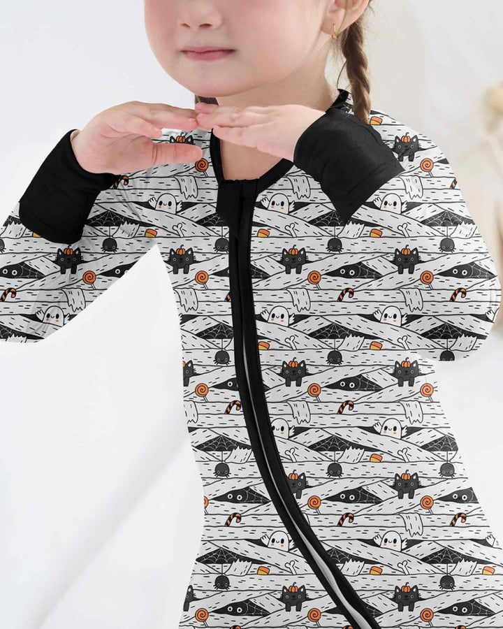 Halloween Mummy Monster Bamboo Convertible Zippy