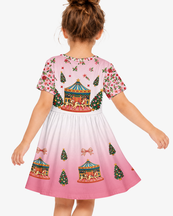 Enchanted Carousel Bamboo Twirl Dress