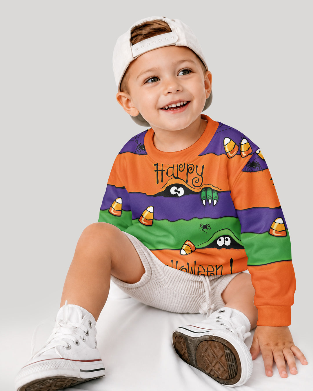 Happy Halloween Bamboo Crewneck Sweatshirt