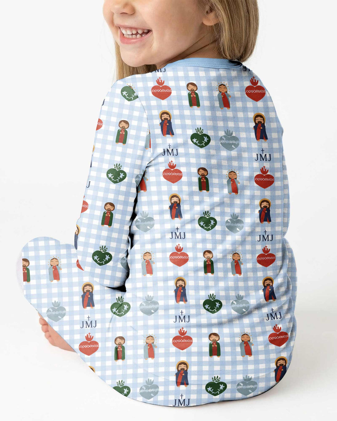 Template Bamboo Two Piece Long Sleeve Pyjamas Set